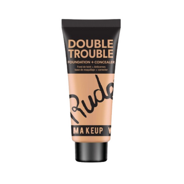 Rude Cosmetics Double Trouble Foundation + Concealer - Nude 10 - Distacart