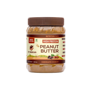 Fit Muscles High Protein Peanut Butter Chocolate Crunchy - Distacart