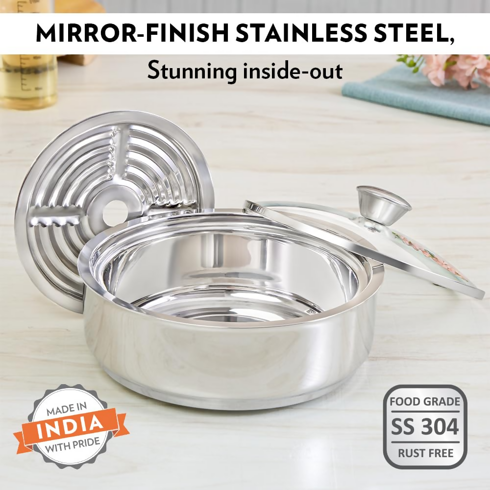 Borosil Stainless Steel Insulated Roti Server - Dista