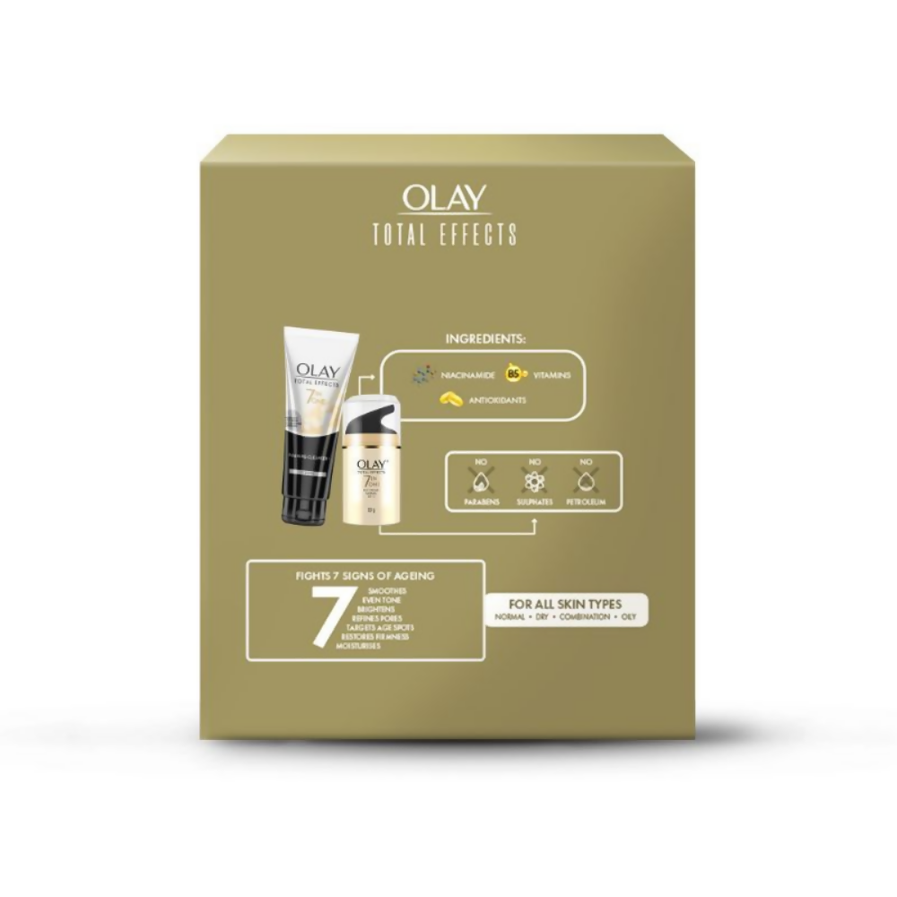 Olay Total Effects Gift Pack - Day Cream & Cleanser - Distacart