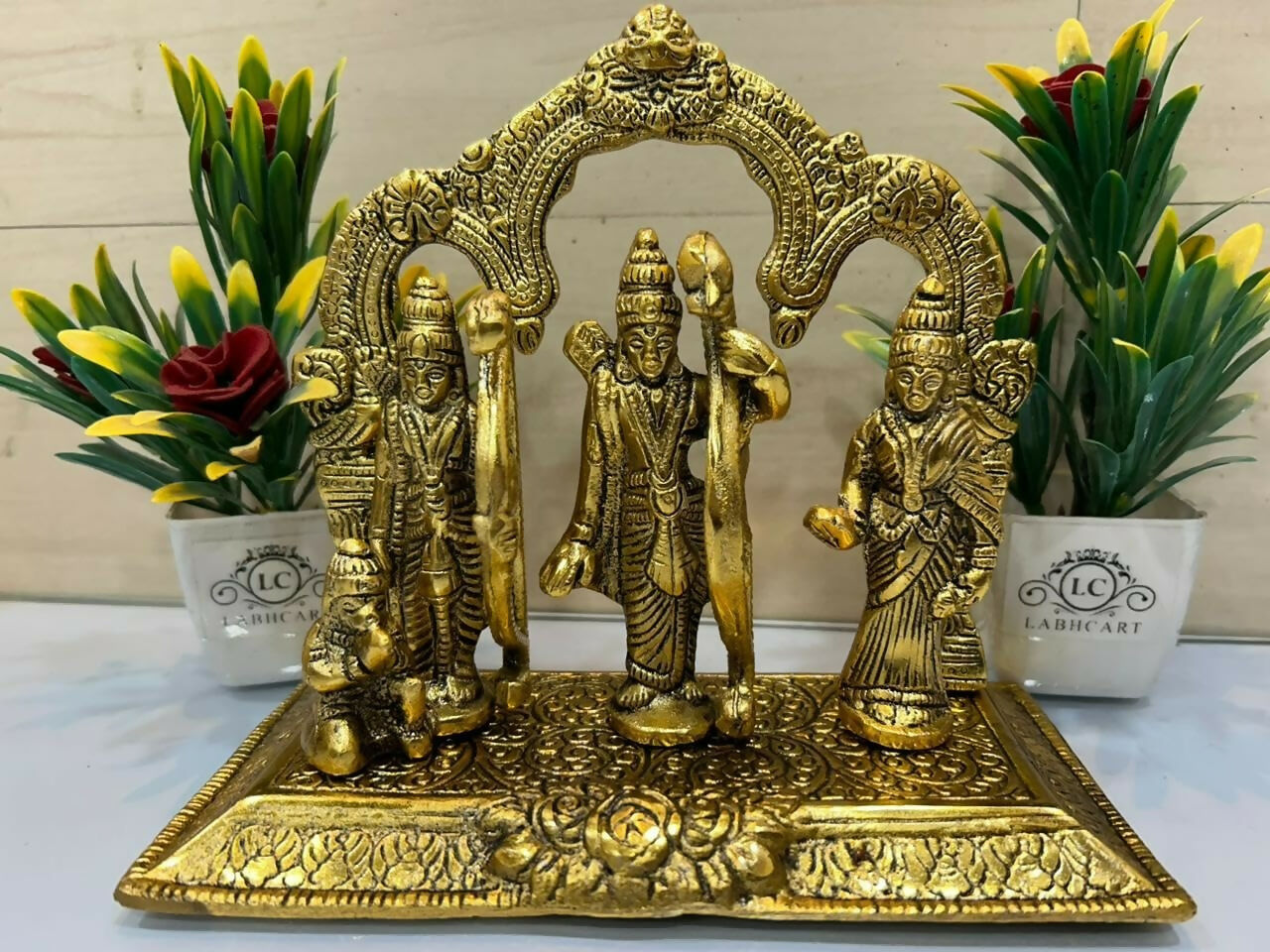 Labhcart Metal Ram Darbar Statue Set - Distacart