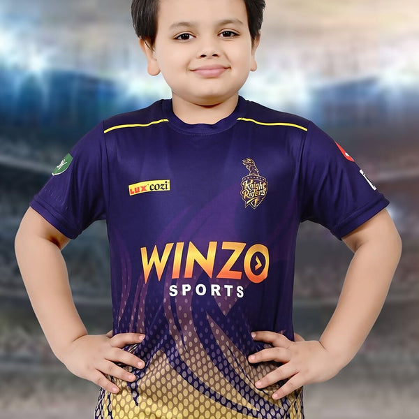 Baesd Boys Sports Round Neck Printed Cricket Jersey IPL, T20 T-shirt - Distacart