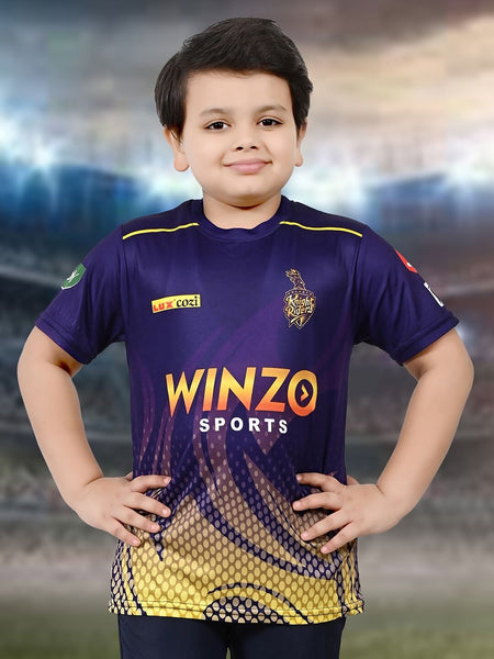 Baesd Boys Sports Round Neck Printed Cricket Jersey IPL, T20 T-shirt - Distacart
