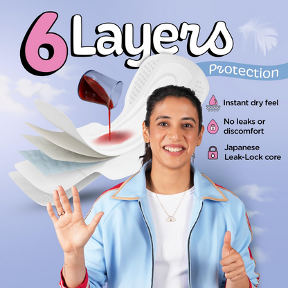 Pee Safe Comfort Ultra Thin Sanitary Pads For Women - XXL - Dista