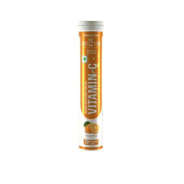 End2End Nutrition Vitamin C with Natual Amla Extracts For Extra Glowing Skin & Stronger Immunity Tablets - Distacart