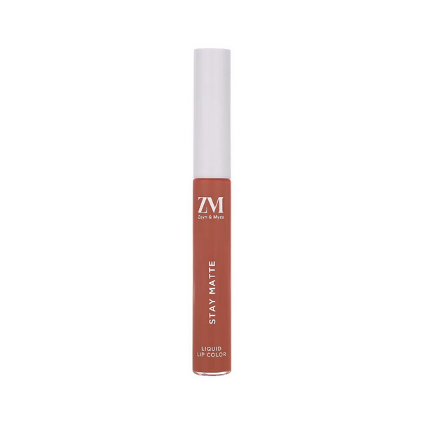 Zayn & Myza Stay Matte Liquid Lip Color - 11 Nude Sunset - Distacart