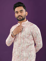 Thumbnail for Anaita Light Pink Digital Print Kurta - Distacart