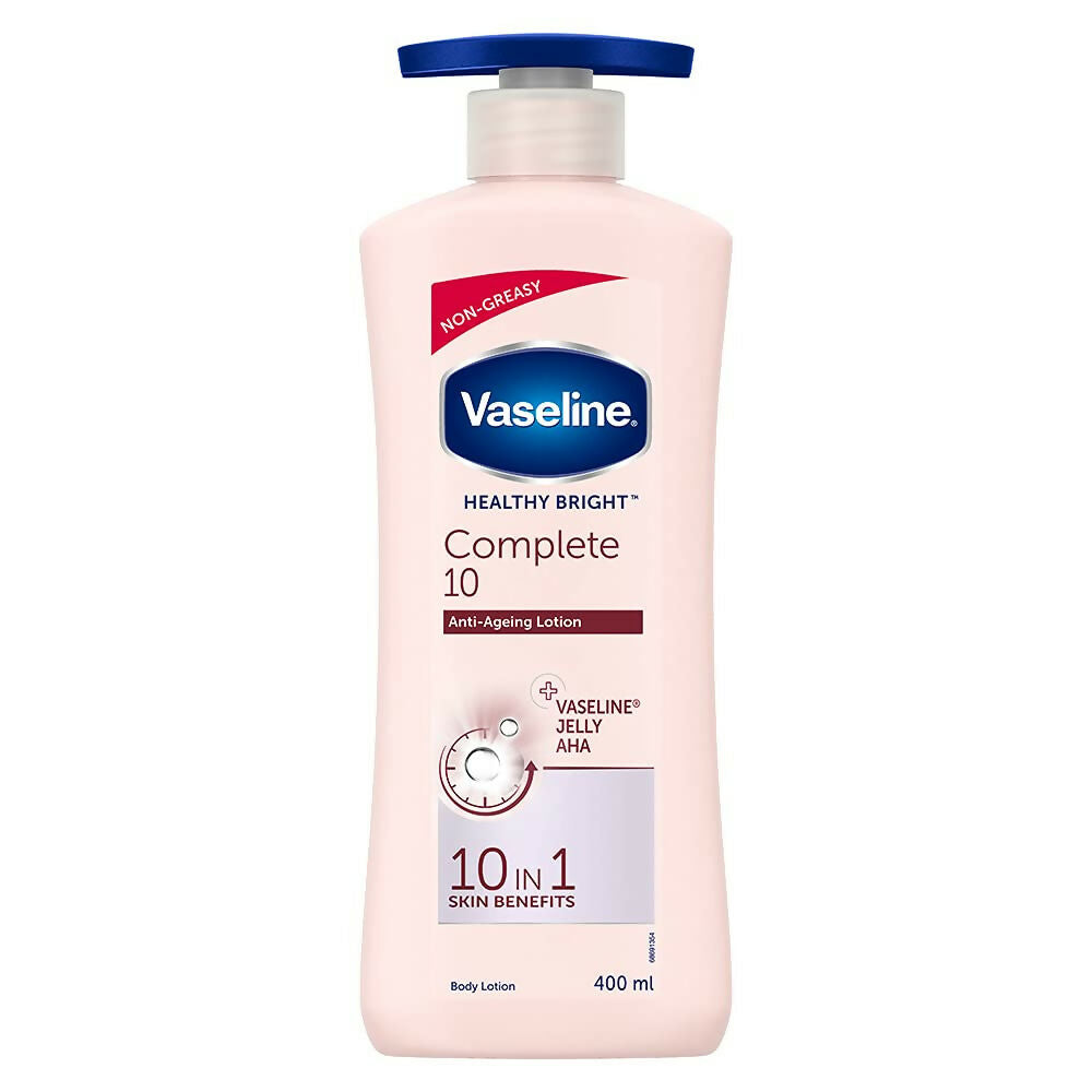Vaseline Healthy Bright Daily Brightening & Complete 10 Body Lotion Combo - Distacart