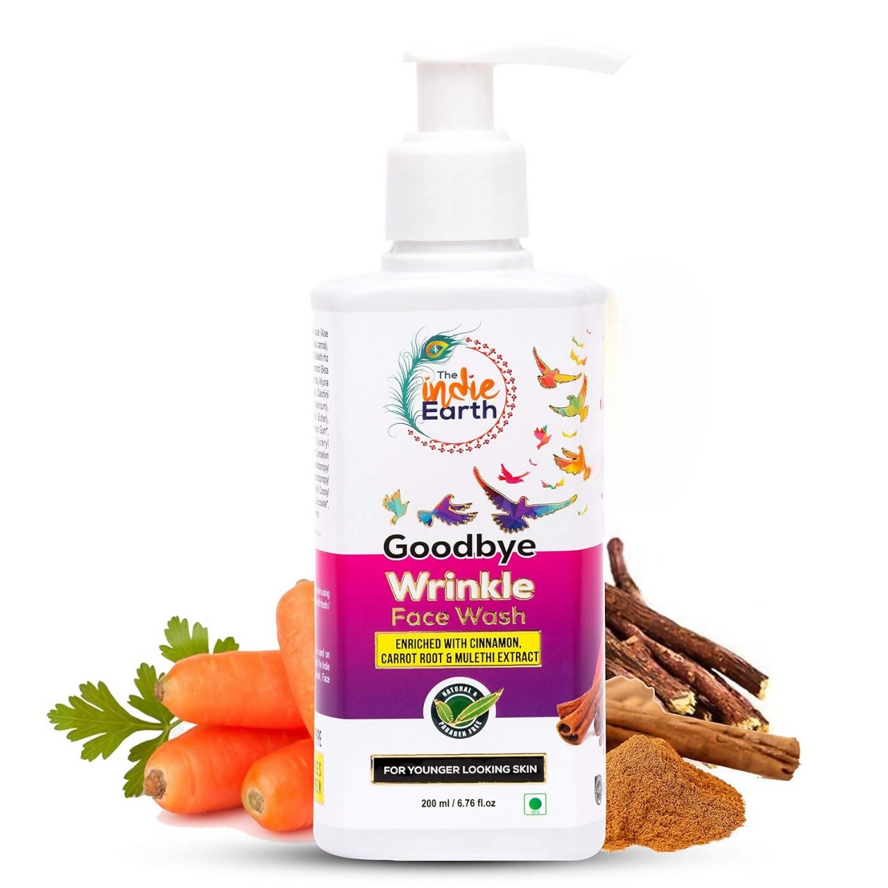 The Indie Earth Goodbye Wrinkle (Anti-Ageing) Facewash - Distacart