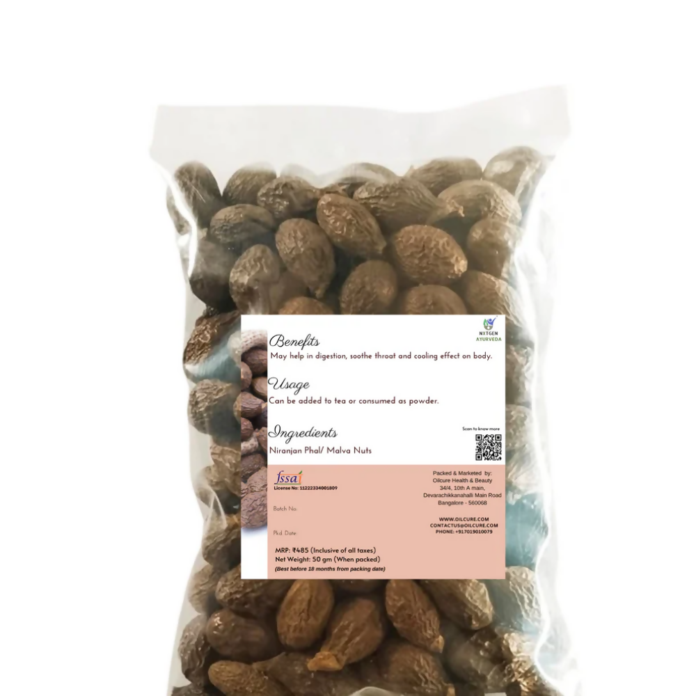 Nxtgen Ayurveda Niranjan Phal (Malva Nut) - Distacart