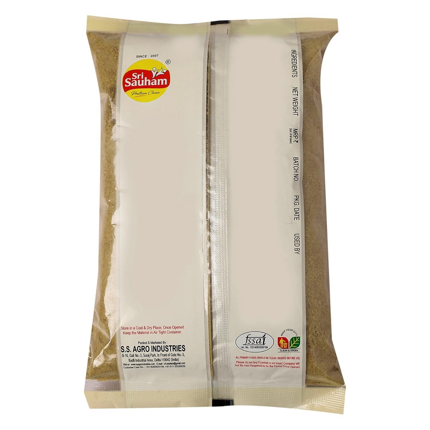 Sri Sauham Natural Coriander Powder - Distacart