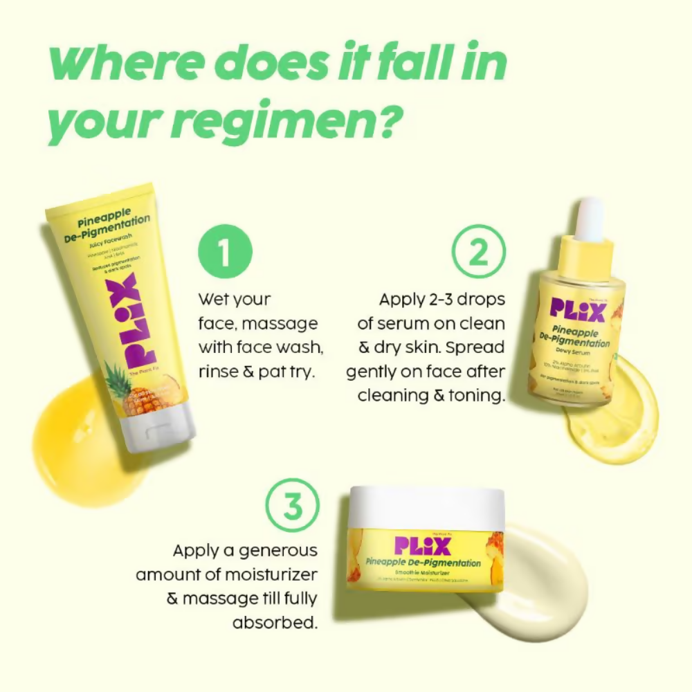 PLIX The Plant Fix 5% Pineapple Foaming Facewash - Distacart