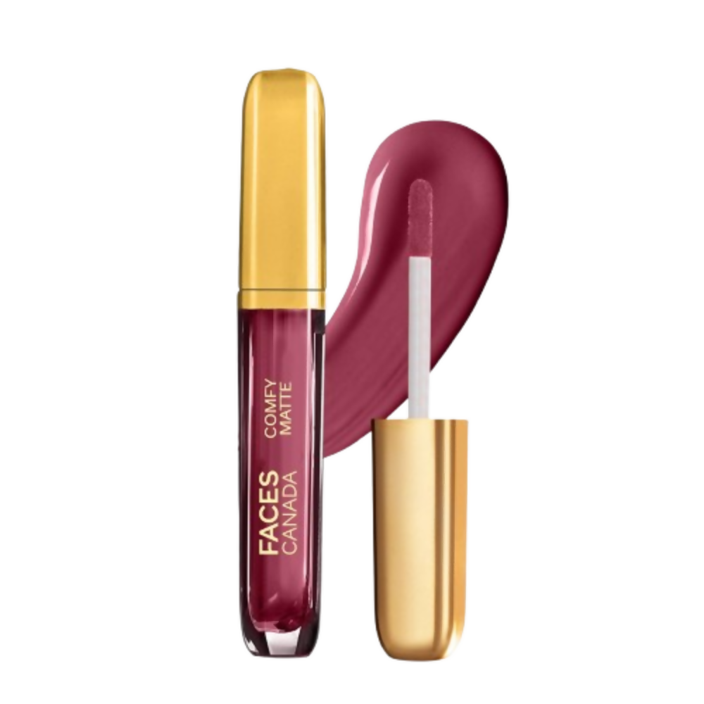 Faces Canada Comfy Matte Liquid Lipstick - Scandalous 34 - Distacart
