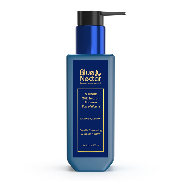 Blue Nectar 24K Gold Swaran Bhasam Face Wash - Distacart