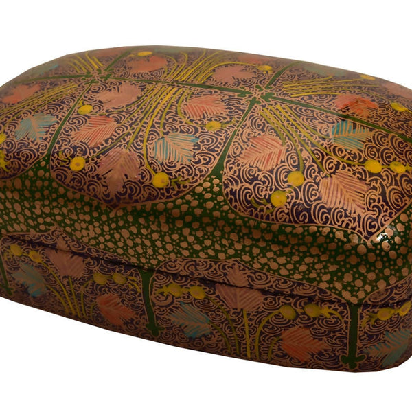 Nizalia Assorted Chinar Oval Box Mov Colour With Chinar