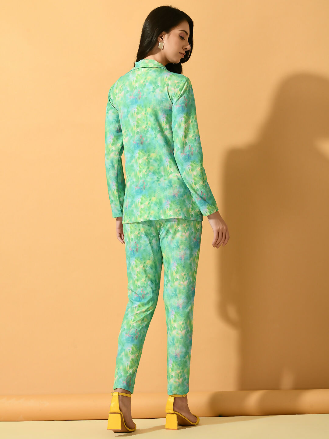 Myshka Women's Multi Printed Ombre Jacket - Distacart