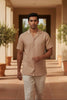 Dune — Beige Linen Shirt by Hilo Design - Dista