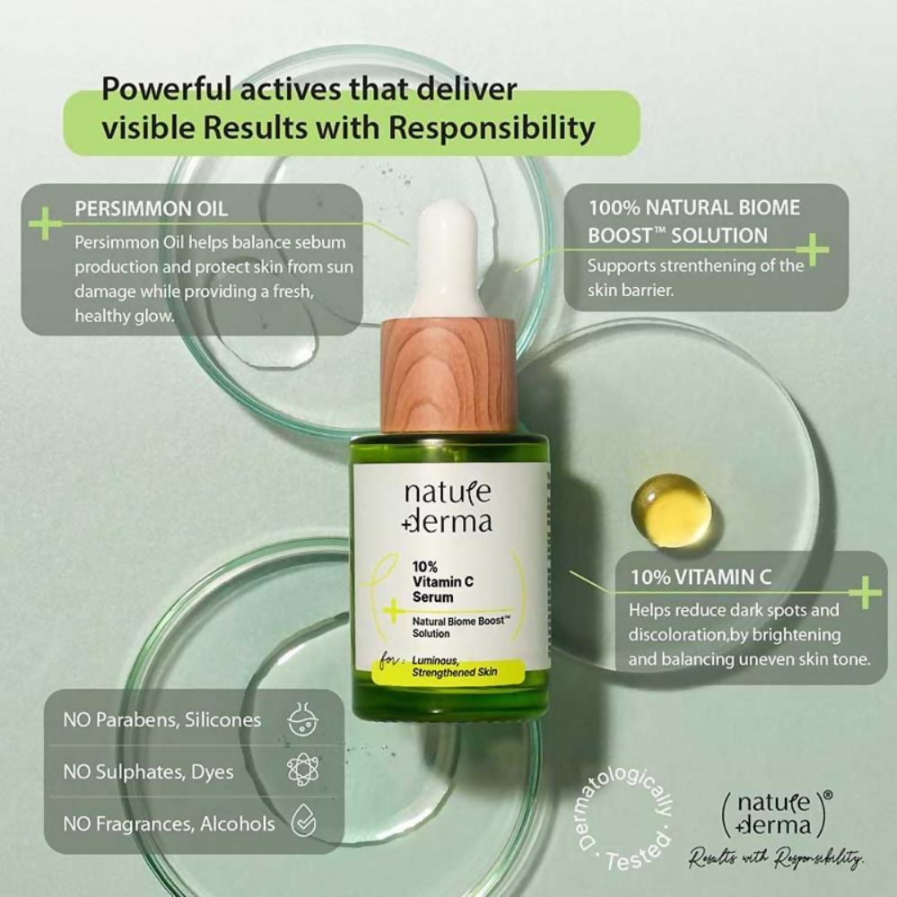 Nature Derma 10% Vitamin C Serum - Distacart
