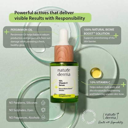 Nature Derma 10% Vitamin C Serum - Distacart