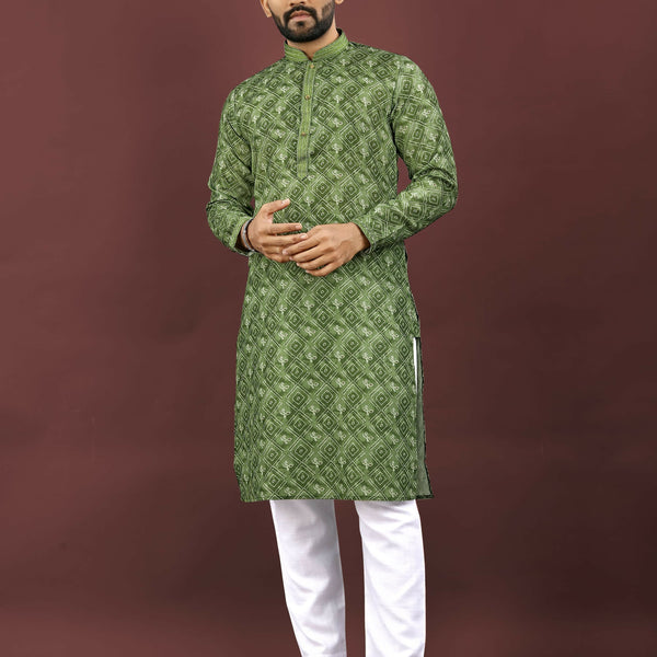 Anaita Green Digital Print Kurta - Distacart
