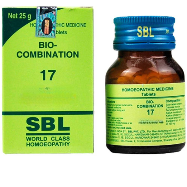 SBL Homeopathy Bio-Combination 17 Tablets - Distacart