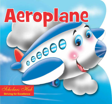 Flying Colours Cut Out Board Book -Aeroplane - Dista