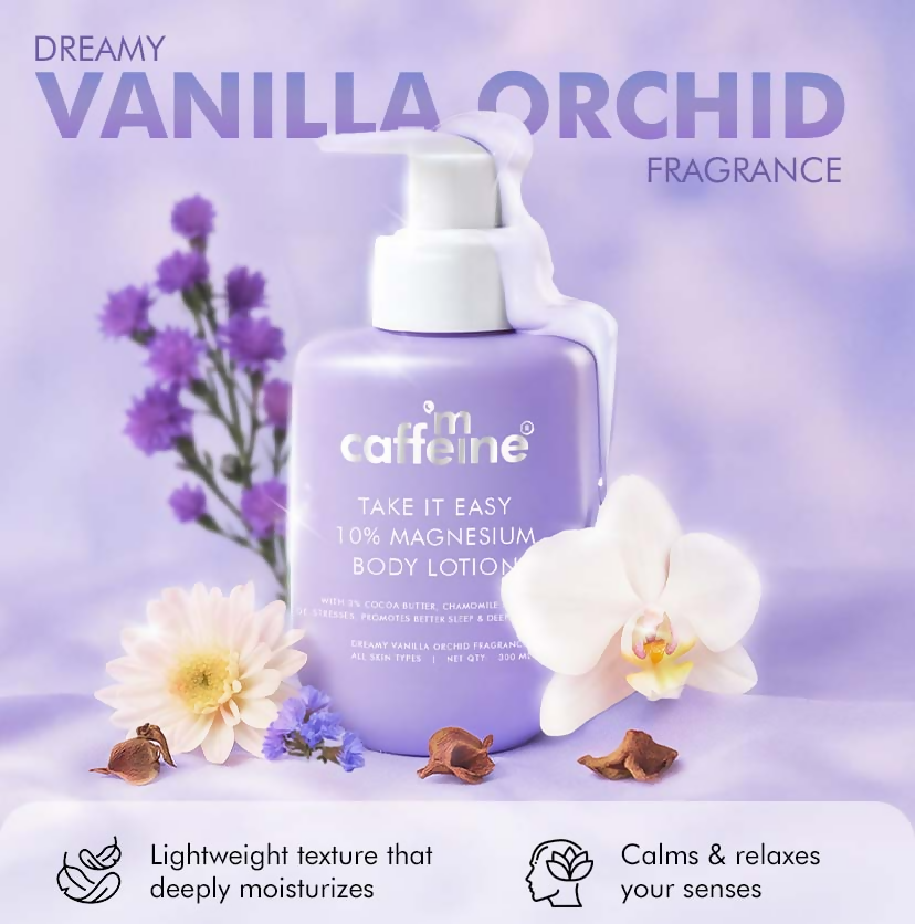 mCaffeine Take It Easy 10% Magnesium Body Lotion