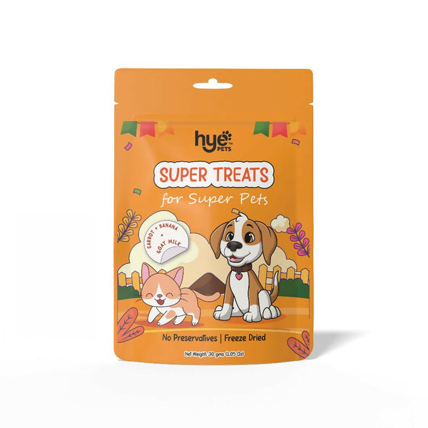 Hye Pets Super Treats For Super Pets – Freeze Dried Treats Made With Goat Milk, Carrot & Banana - Distacart