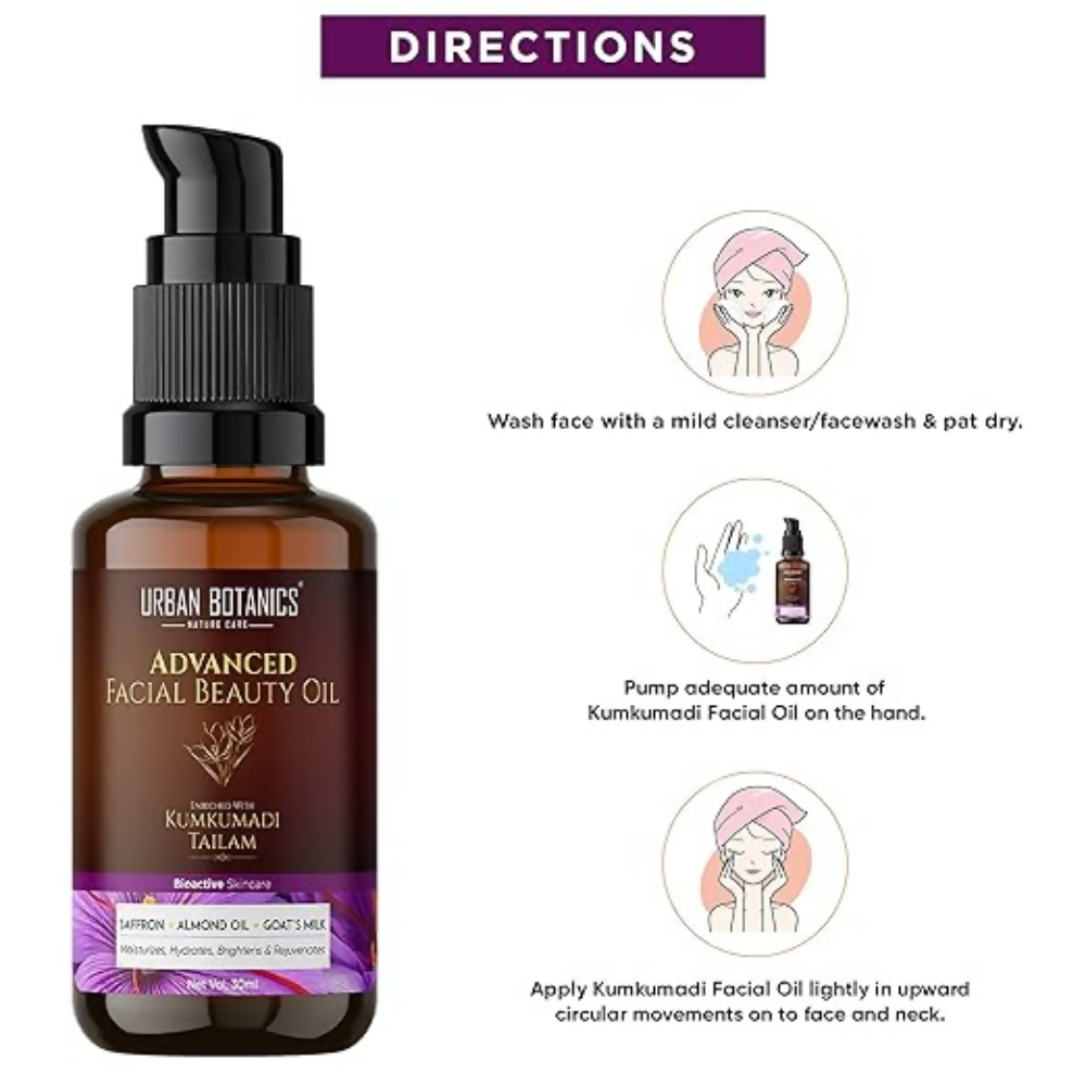 Urban Botanics Kumkumadi Tailam for Skin - Dista