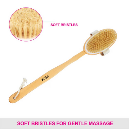 Vega Natural Bristle Bath Brush - Dista