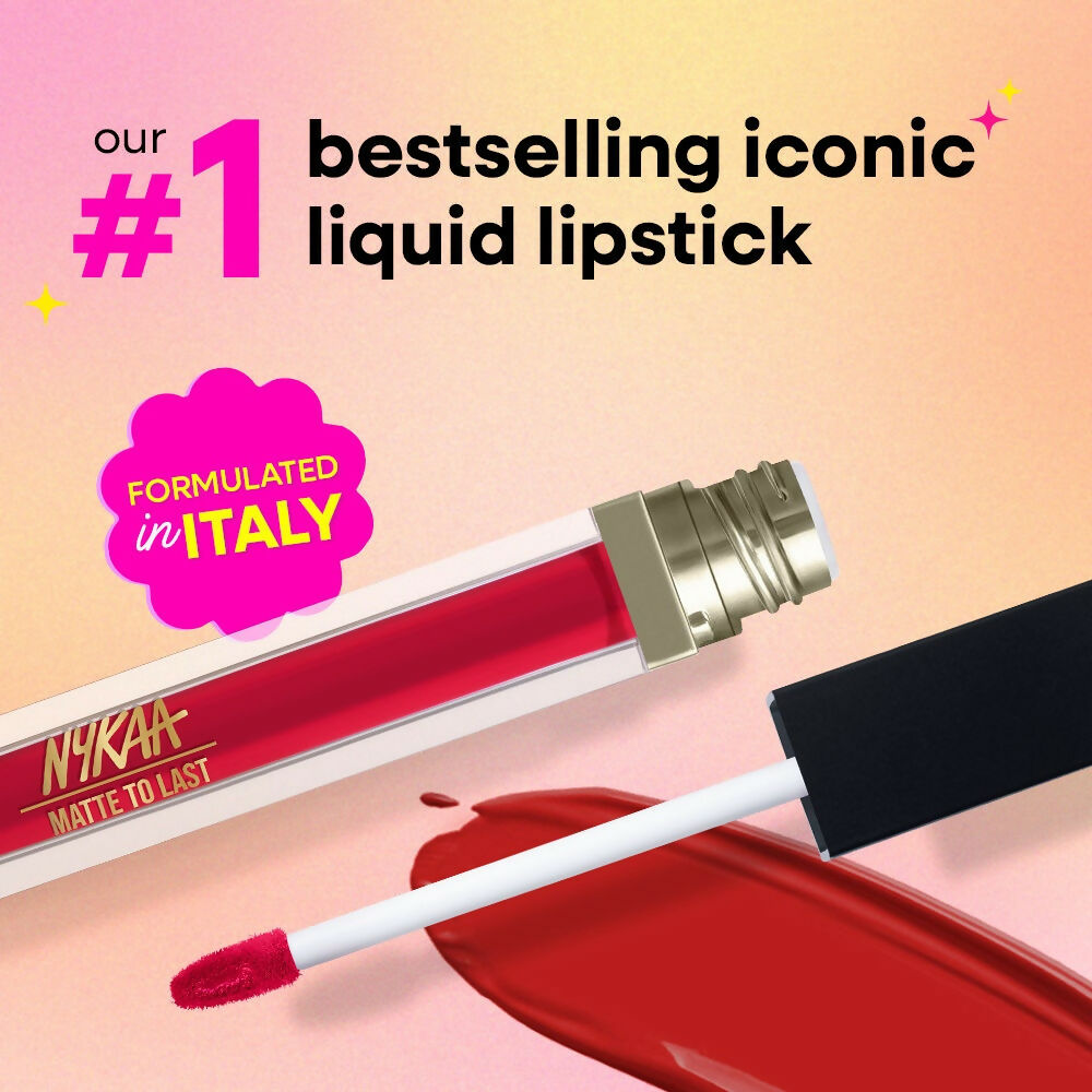 Nykaa Matte To Last ! Transferproof Liquid Lipstick - MumTaj-13 - Dista