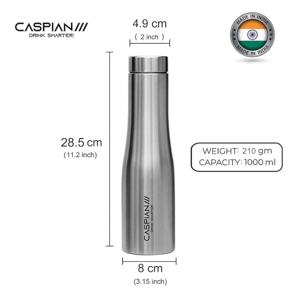 CASPIAN /// Aqua Stainless Steel Water Bottle - Dista