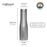Thumbnail for CASPIAN /// Aqua Stainless Steel Water Bottle
