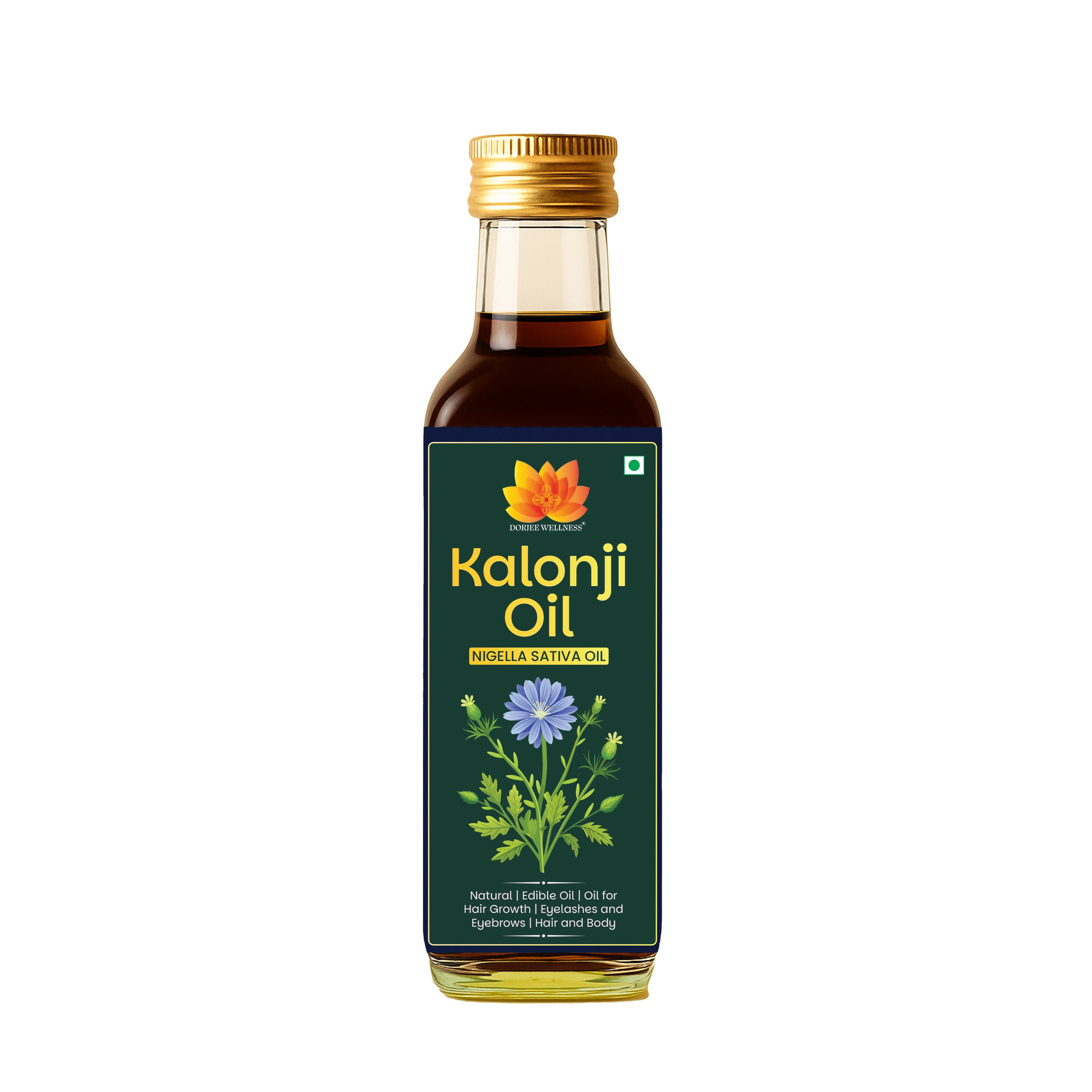 Dorjee Wellness Wood Pressed Kalonji (Black Seed) Oil