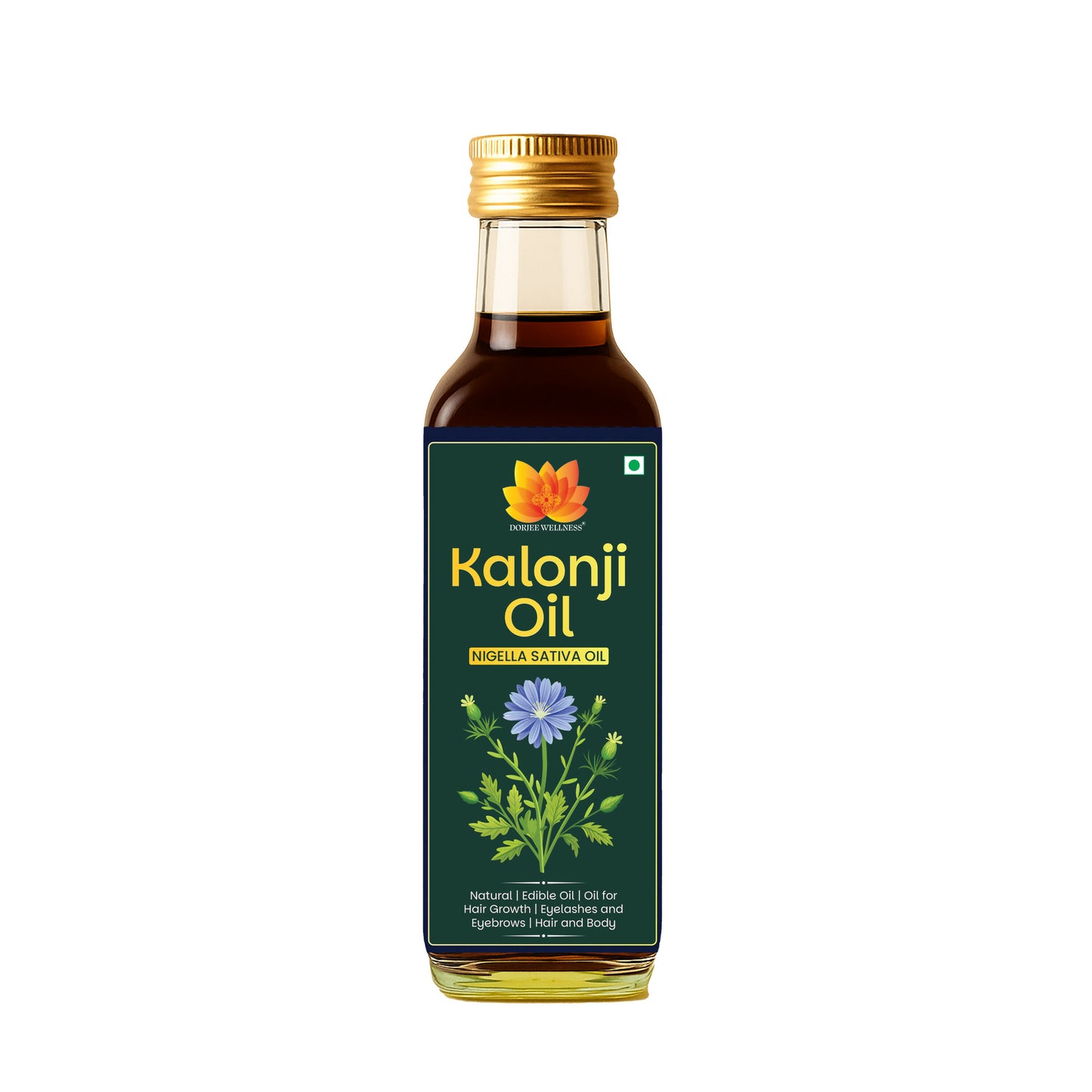 Dorjee Wellness Wood Pressed Kalonji (Black Seed) Oil - Distacart