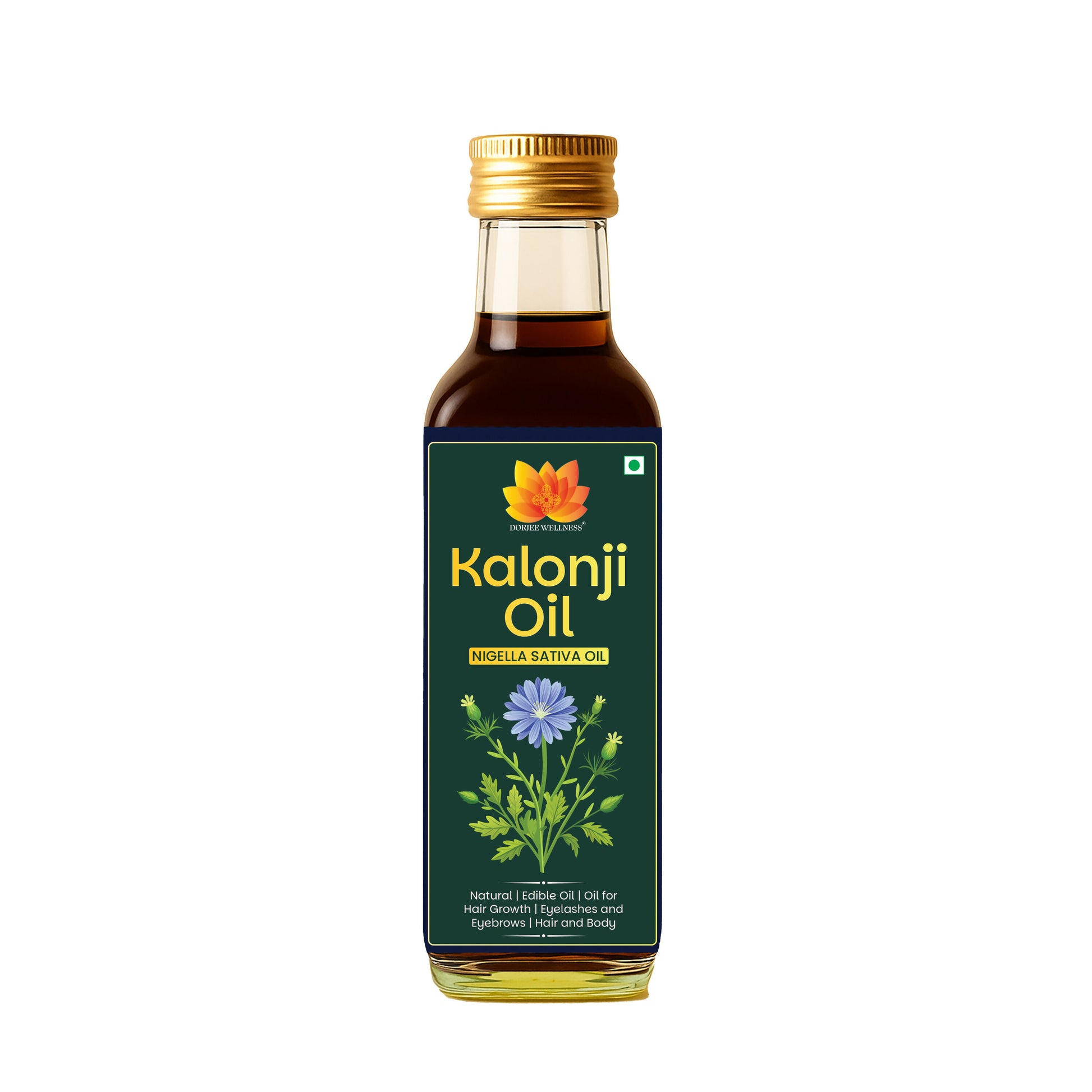 Dorjee Wellness Wood Pressed Kalonji (Black Seed) Oil - Distacart