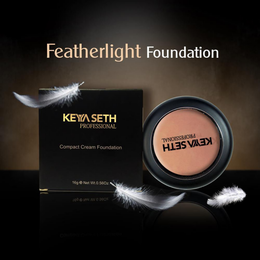 Keya Seth Aromatherapy Professional Compact Cream Foundation - Shade 4 - Distacart