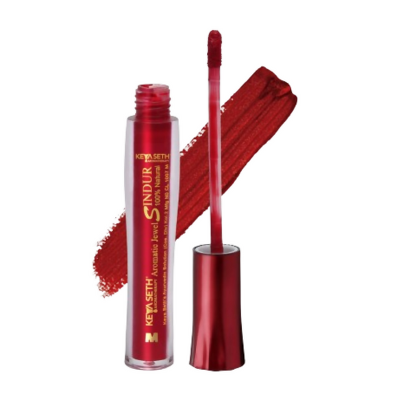 Keya Seth Aromatherapy 100% Natural Liquid Sindoor - Maroon - Distacart