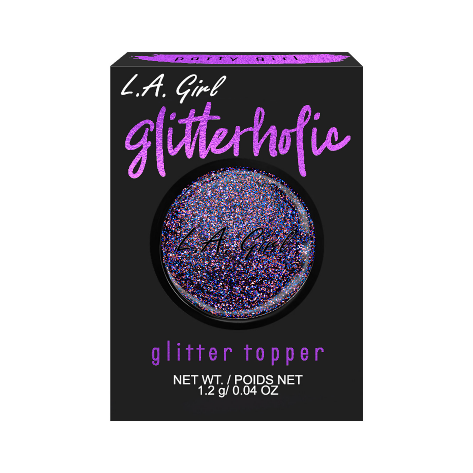 L.A. Girl Glitterholic Glitter Eyeshadow Topper - Party Girl - Distacart