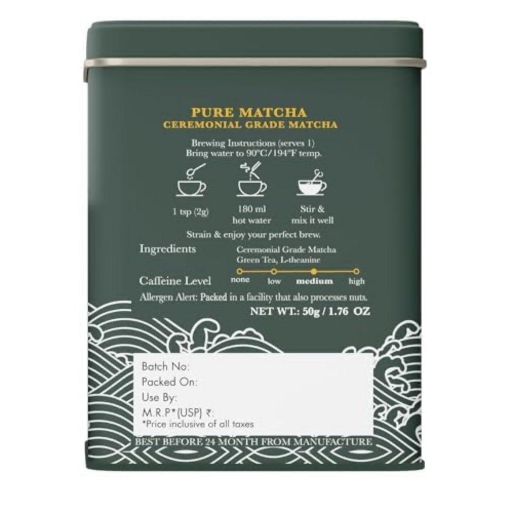 Luxmi Estates Pure Matcha - Ceremonial Japanese Matcha - Dista