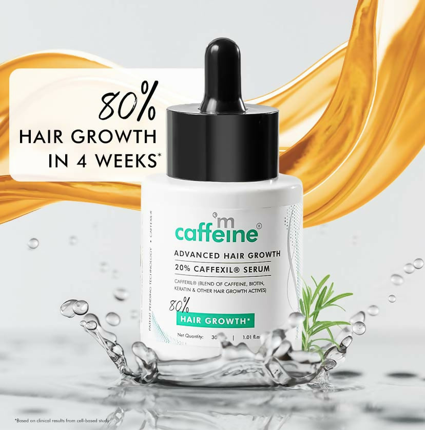 mCaffeine Advanced Hair Growth 20% Caffexil Hair Serum with Rosemary - Distacart