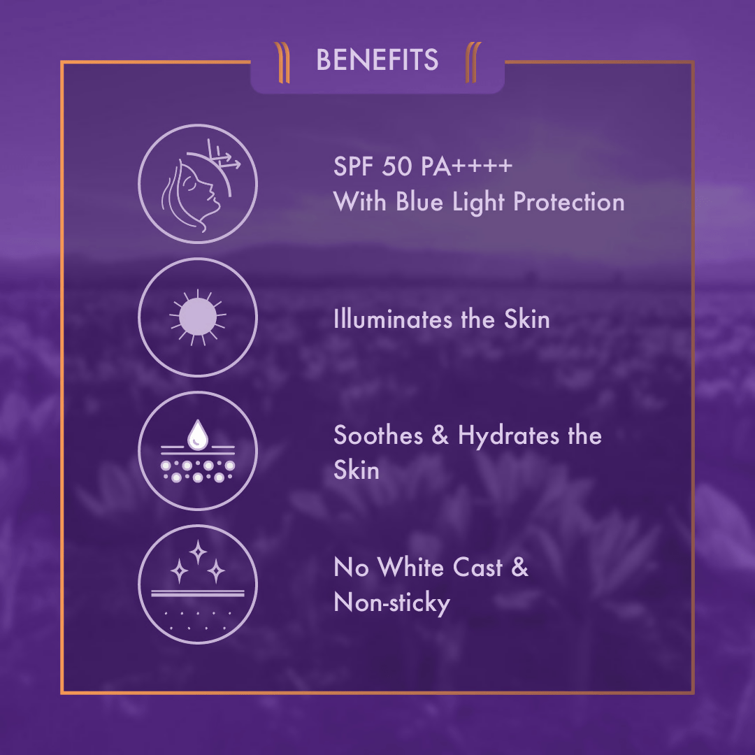 Ayuga Kashmiri Saffron Sunscreen - Distacart