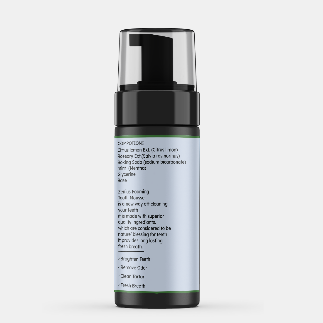Zenius Foaming Tooth Mousse for Mouth Cleanser - Dista