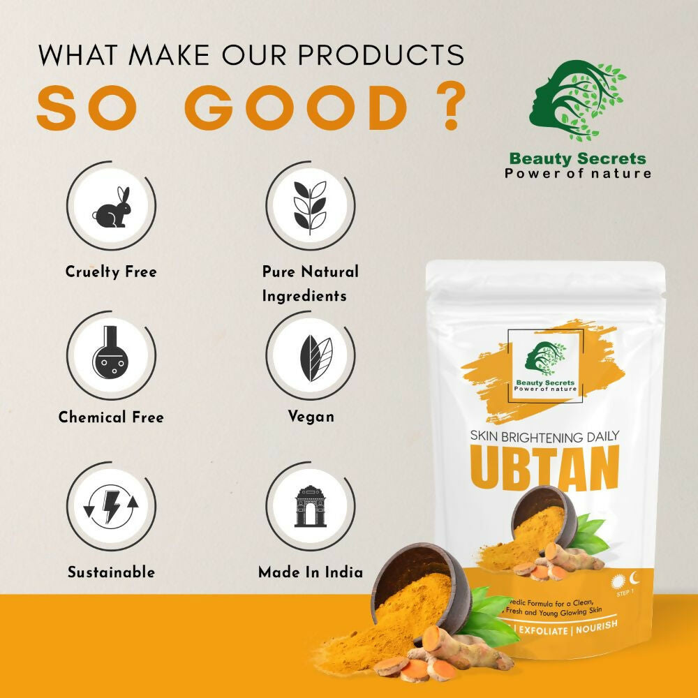 Beauty Secrets Skin Brightening Ubtan for Face - Distacart