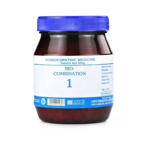 Lord's Homeopathy Bio Combination No 1 Tablets - Distacart