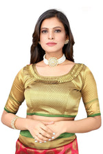 Thumbnail for Vamika pink Printed Art Silk Saree - Distacart