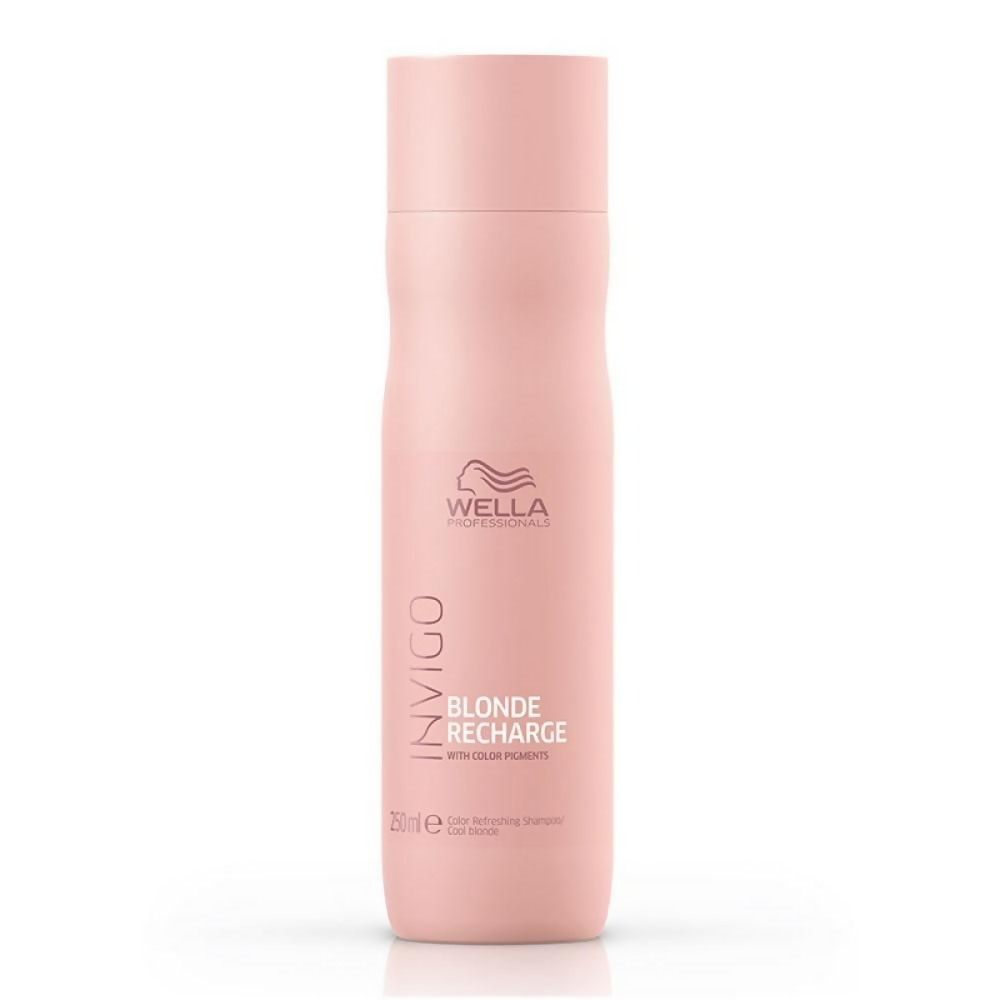 Wella Professionals Invigo Blonde Recharge Color Refreshing Shampoo - Distacart