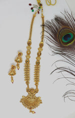 Thumbnail for Joban Fashion Mango Design Gold Pure Brass With Rajwadi Polish Necklace Set