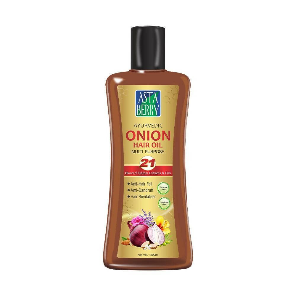 Astaberry Ayurvedic Onion Hair Oil - Distacart