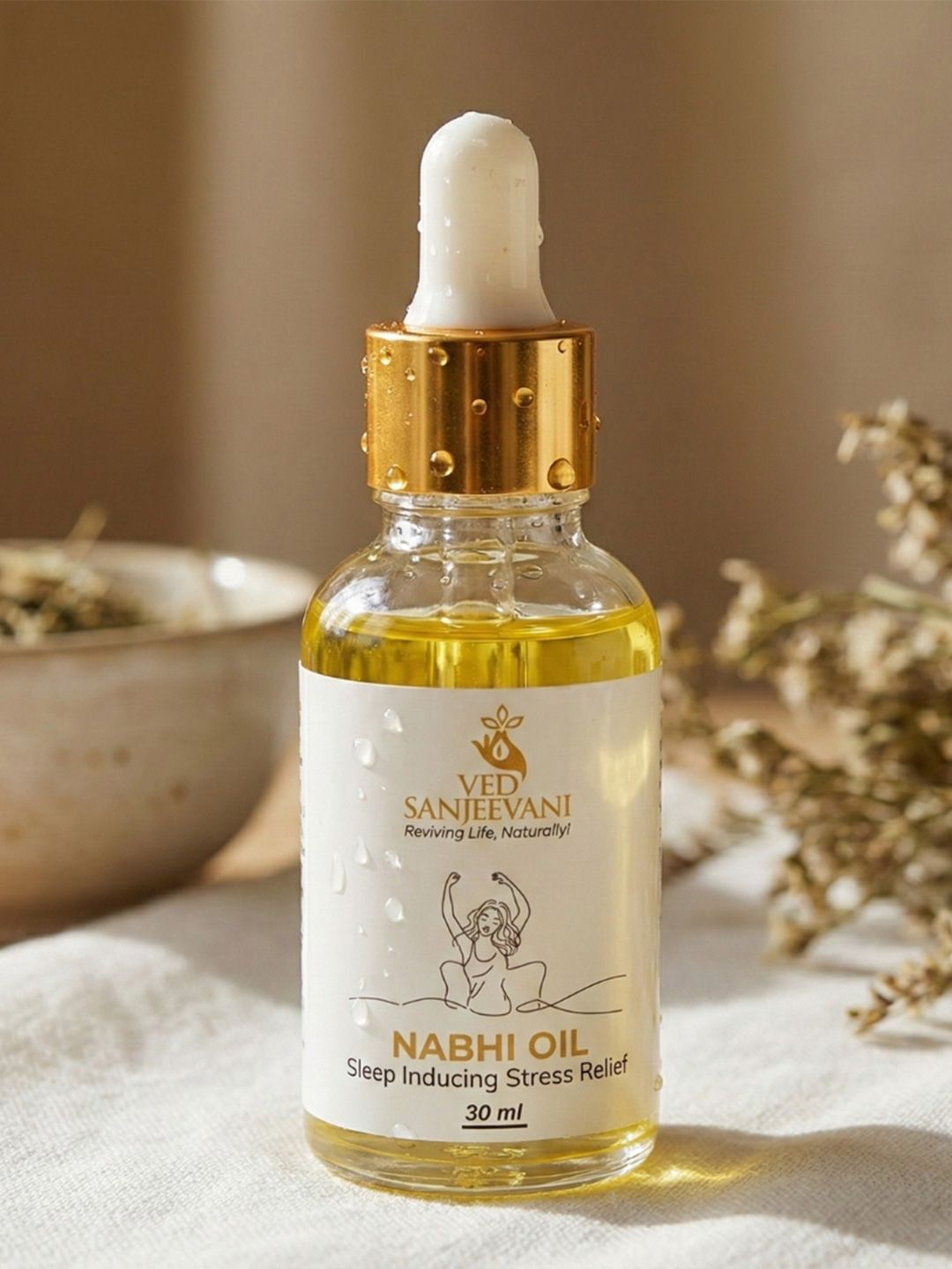 Ved Sanjeevani Sleep Inducing Nabhi Oil - Dista